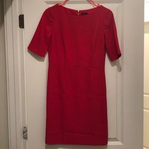 Ann Taylor Shift Dress (Hot Pink)
